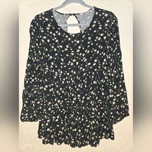Oversized American Eagle Outfitters Floral Blouse